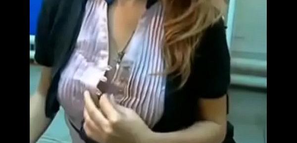  russian girl masturbating at work on webcam